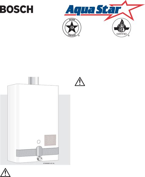 Bosch Appliances 125FX NG Manual pdf manual